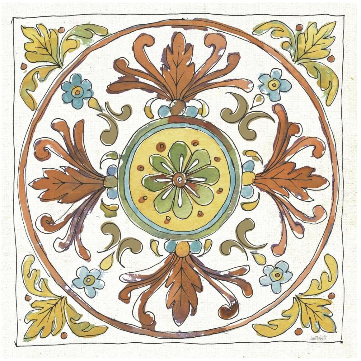 Tuscan Elegance IX -Paper Art-42&quotx42"