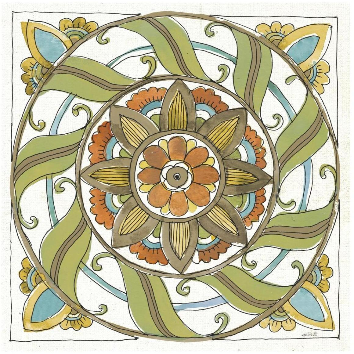 Tuscan Elegance X -Paper Art-42&quotx42"