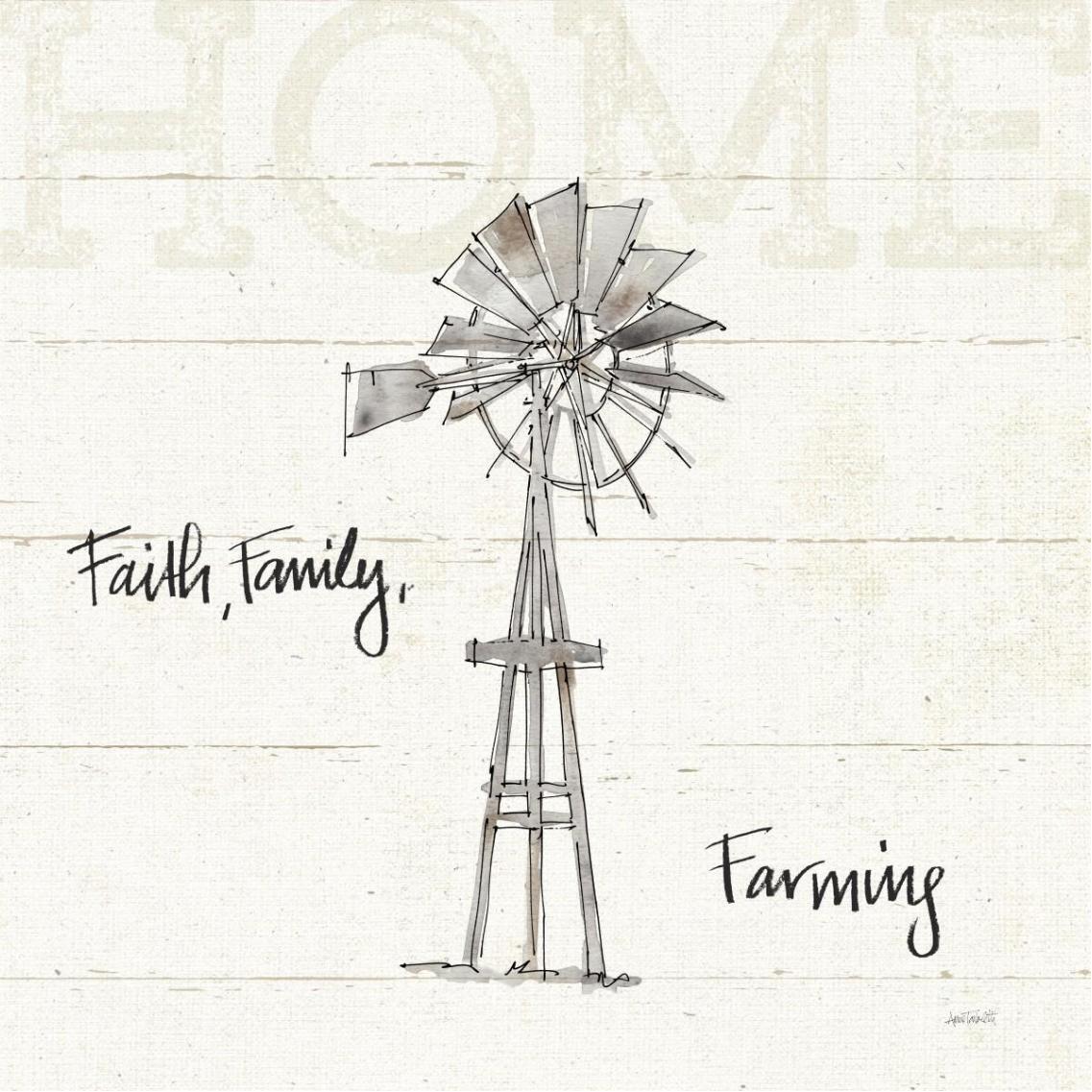 Farm Memories III -Paper Art-38&quotx38"