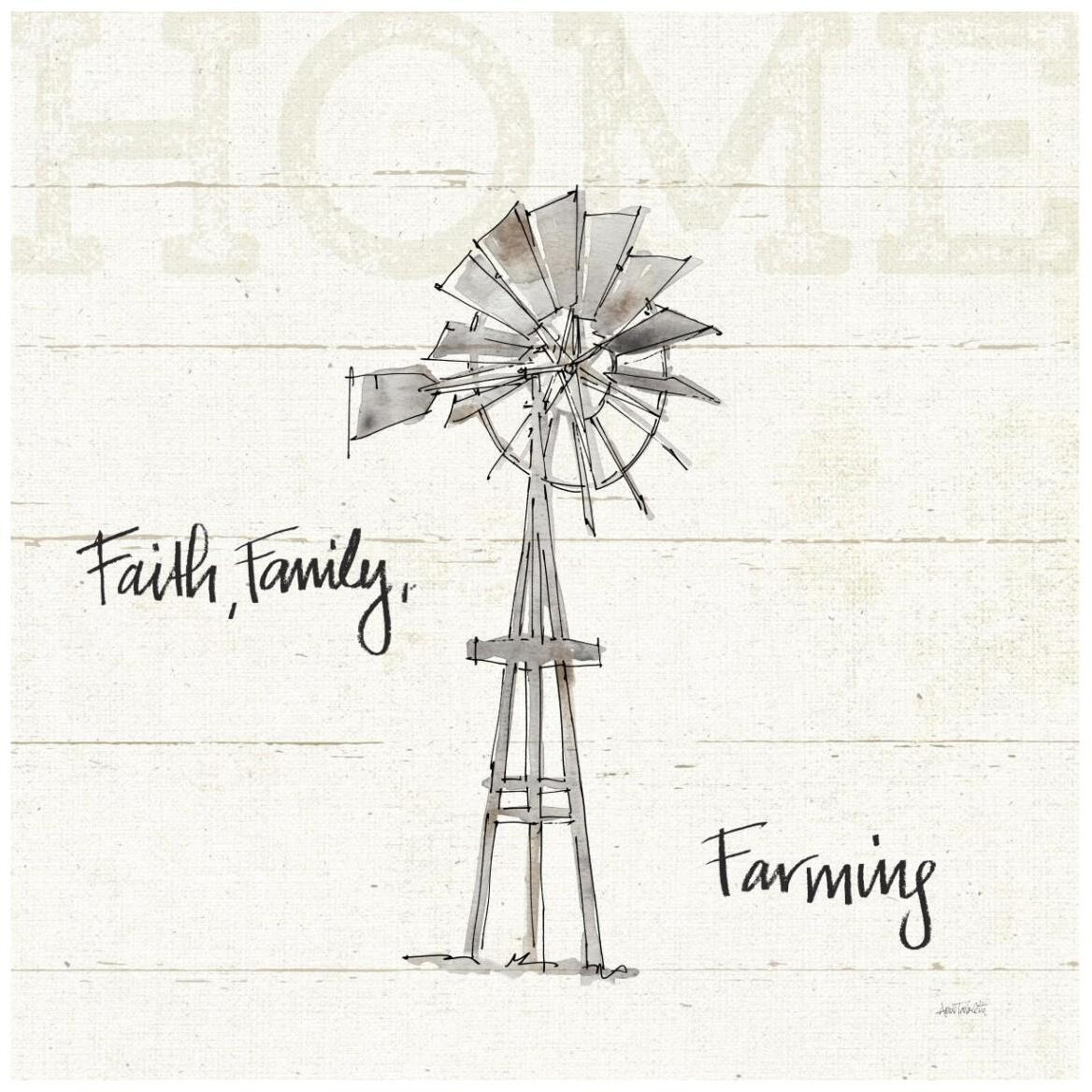 Farm Memories III -Paper Art-42&quotx42"