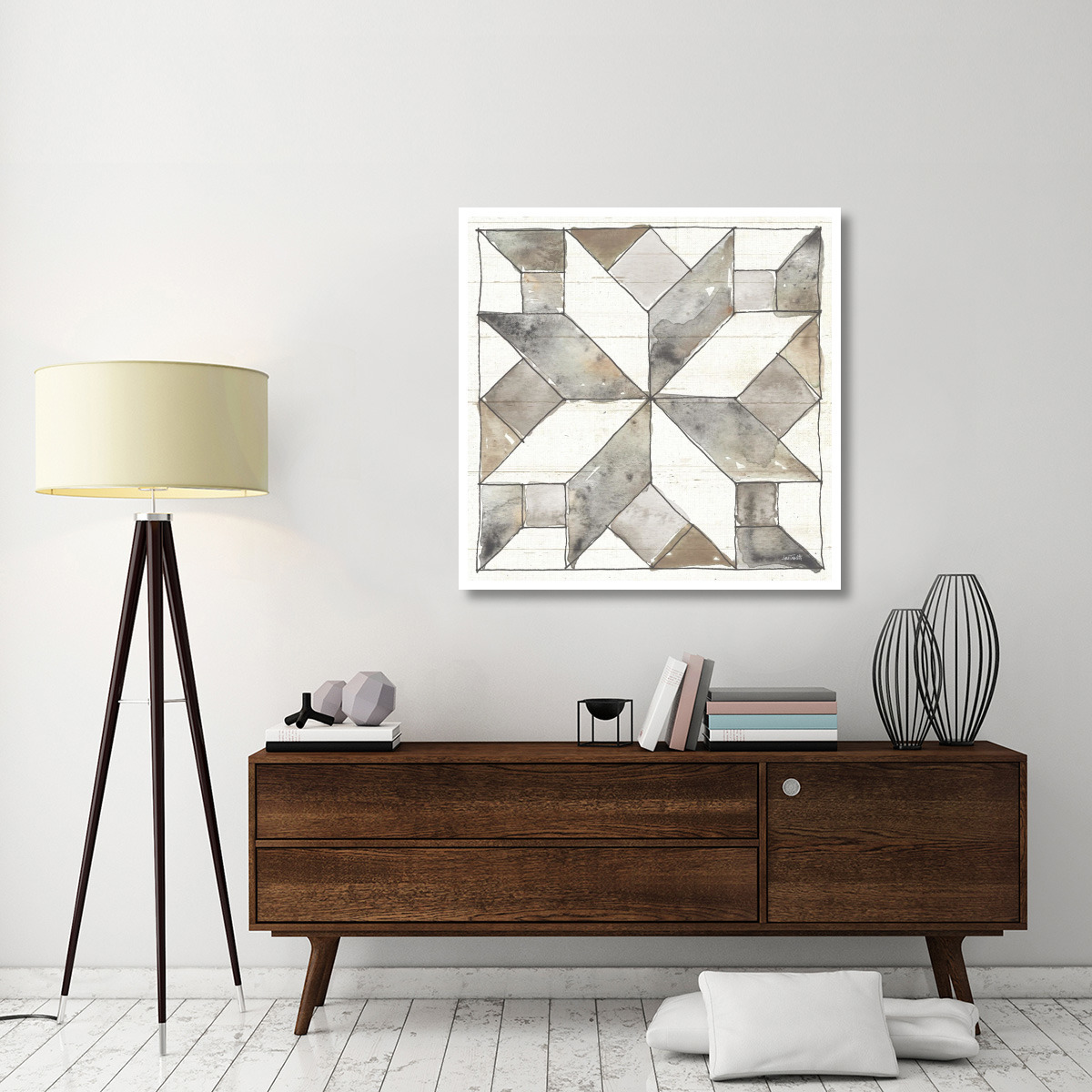 Farm Memories XI -Paper Art-42&quotx42"