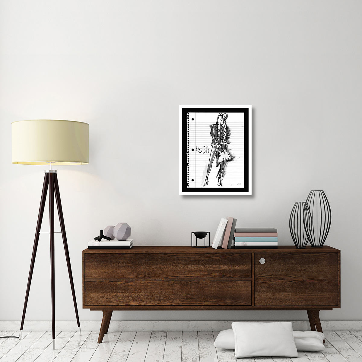 Doodle Posh -Paper Art-24&quotx30"