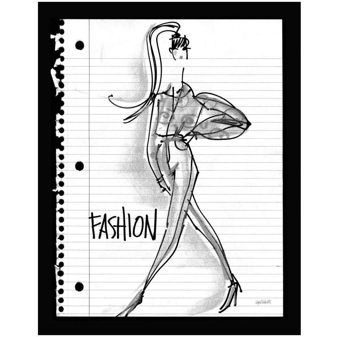 Doodle Fashion -Paper Art-22&quotx26"