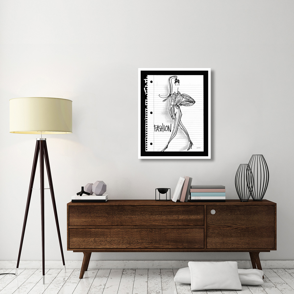 Doodle Fashion -Paper Art-30&quotx37"