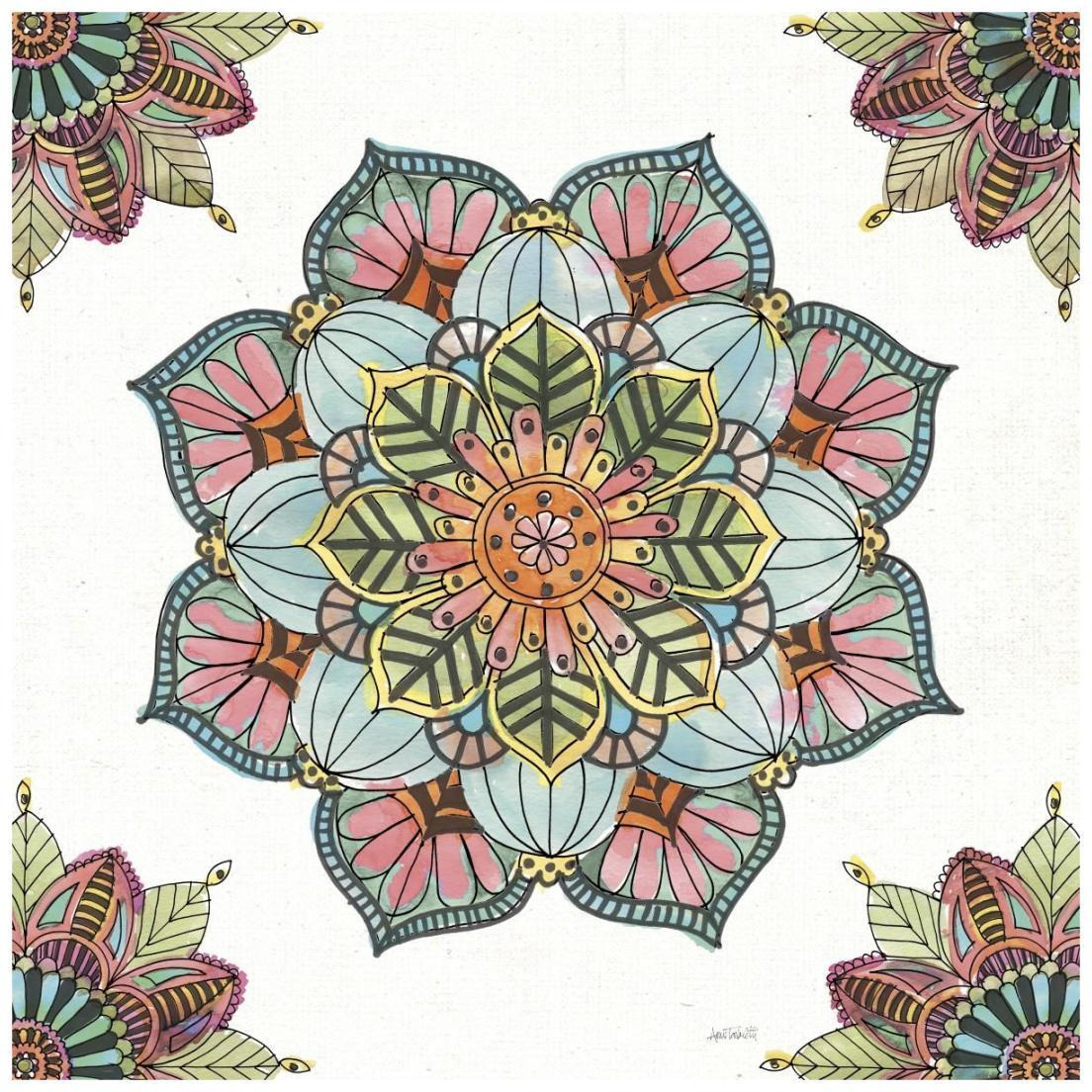 Mandala Morning V -Paper Art-20&quotx20"