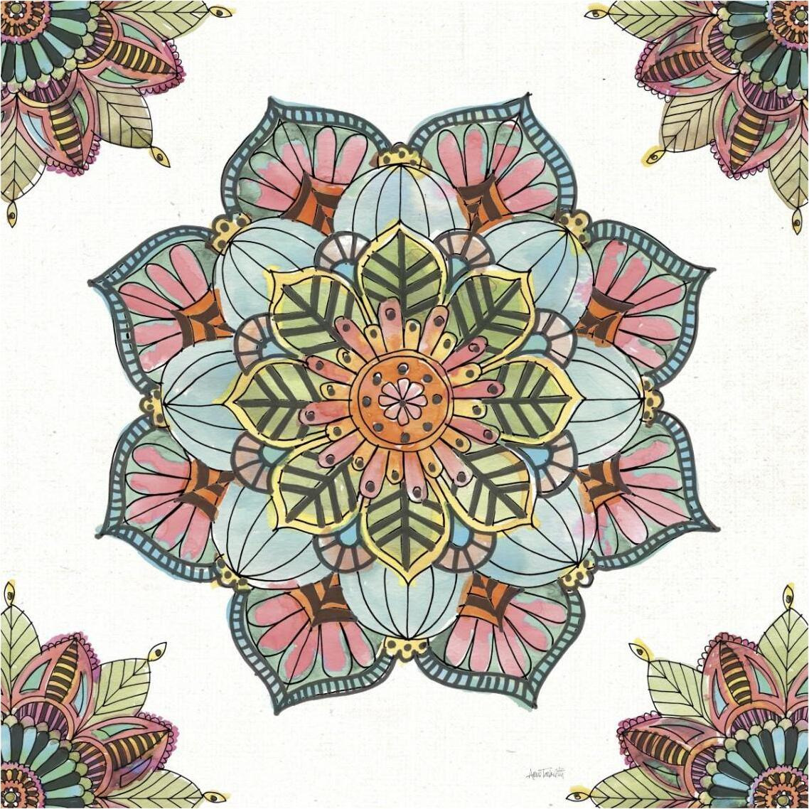 Mandala Morning V -Paper Art-38&quotx38"