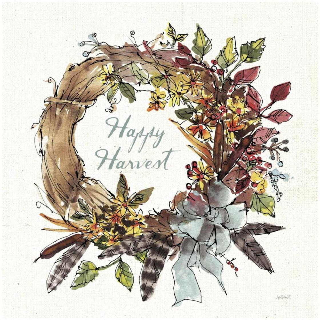 Festive Foliage V -Paper Art-26&quotx26"