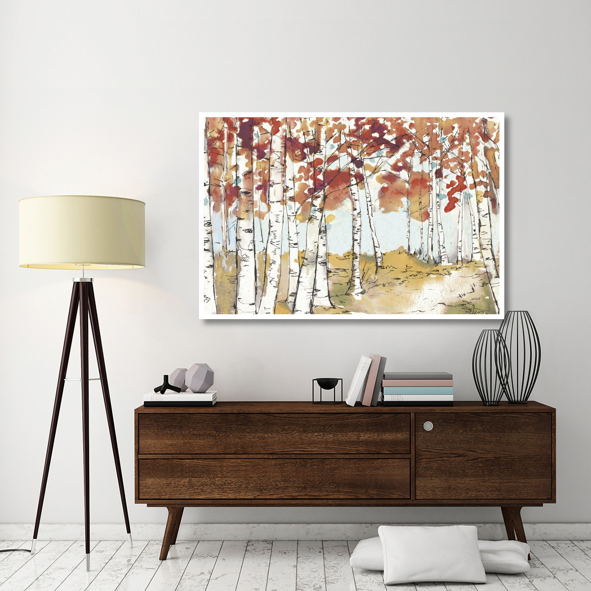 Festive Foliage X -Paper Art-62&quotx42"