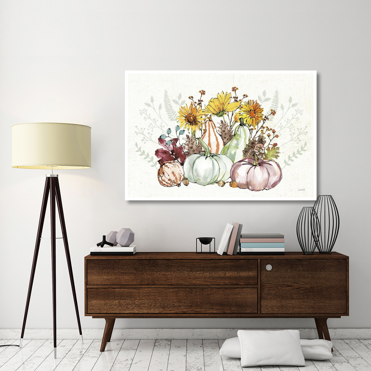 Festive Foliage XI -Paper Art-62&quotx42"