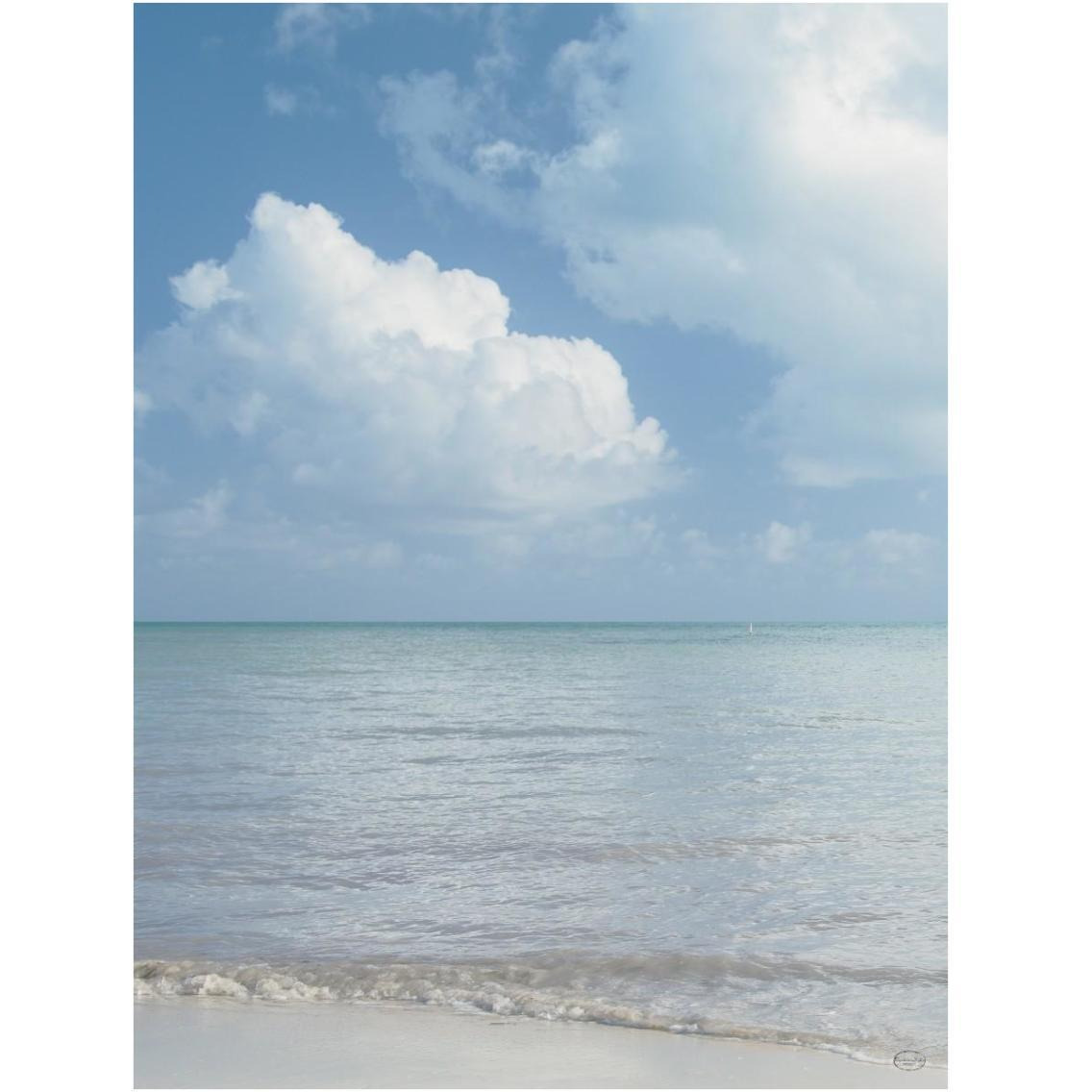 Pastel Sea II -Paper Art-14&quotx18"