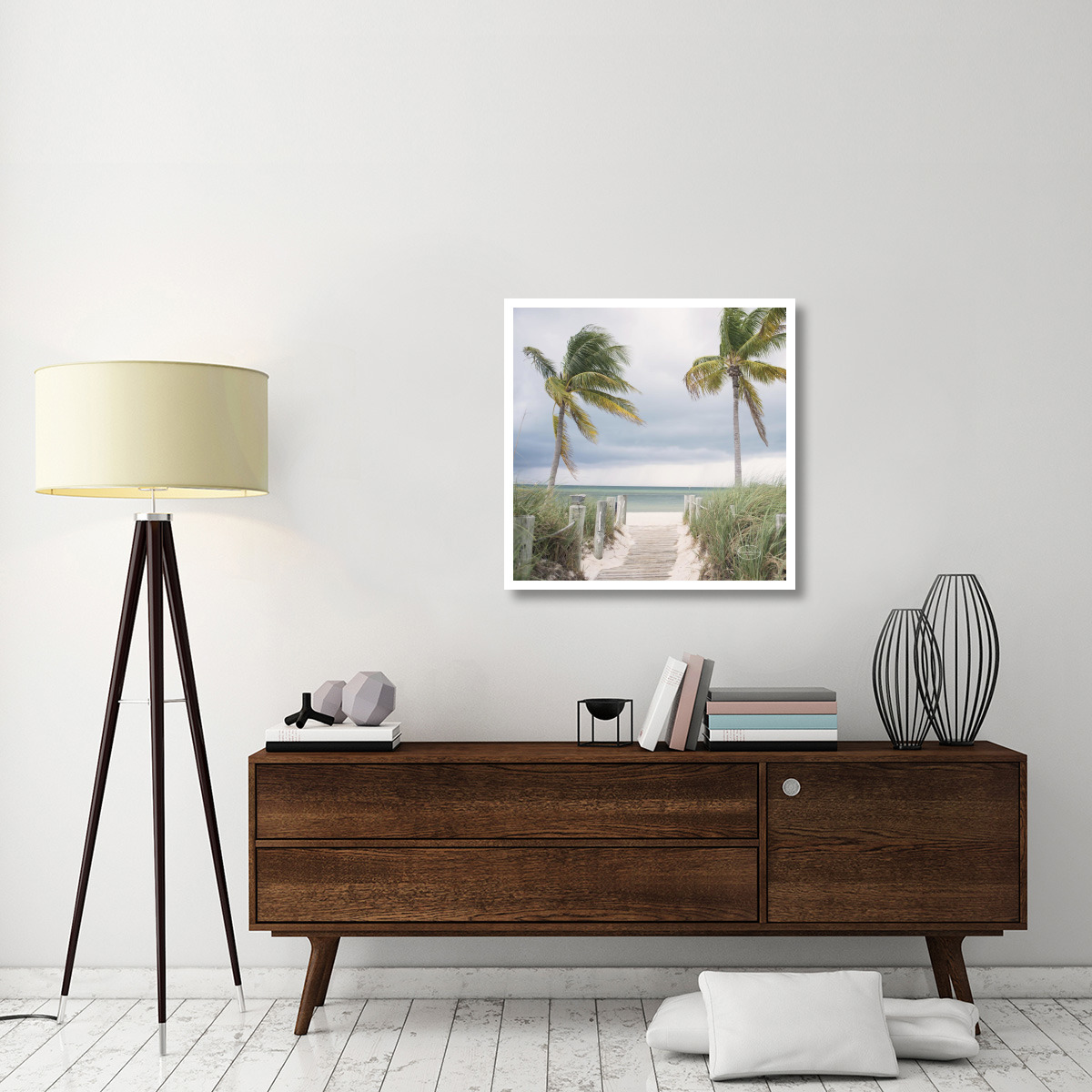 Tropical Palms -Paper Art-32&quotx32"