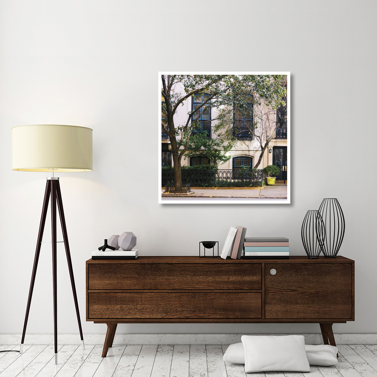 Pretty NY Street -Paper Art-42&quotx42"