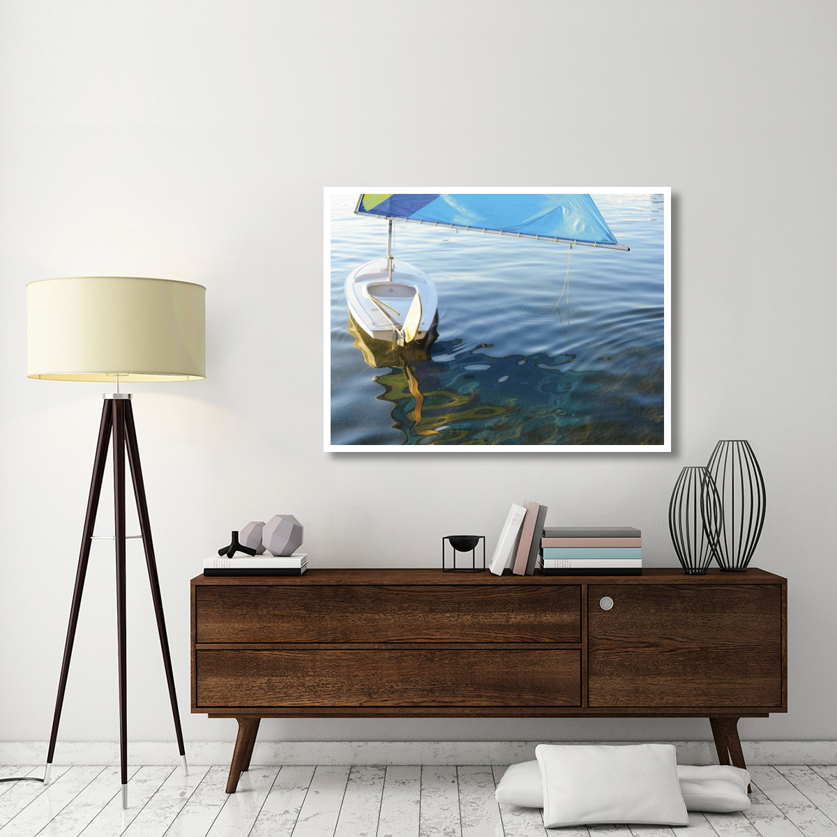 Summer Reflection -Paper Art-50&quotx38"