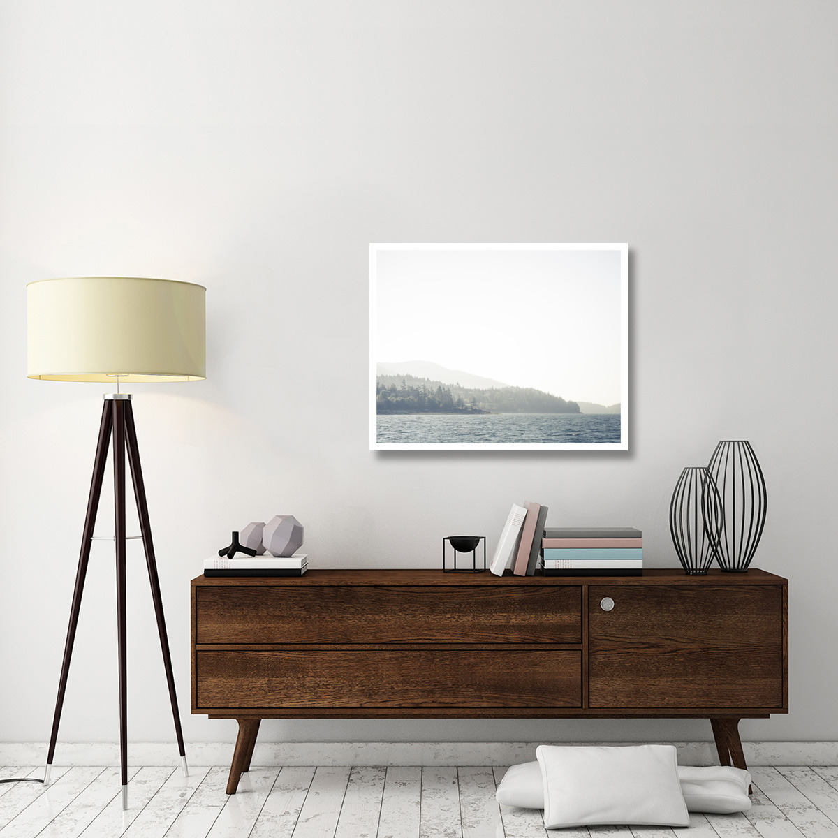 Coastal I -Paper Art-37&quotx30"
