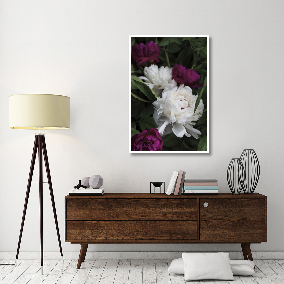 Peonies II -Paper Art-34&quotx50"