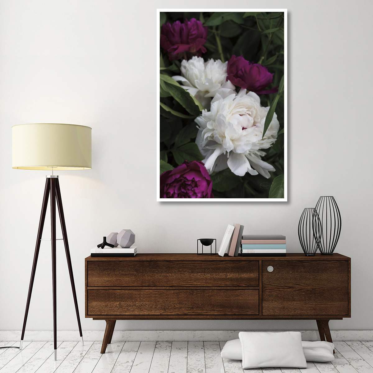 Peonies II -Paper Art-42&quotx62"