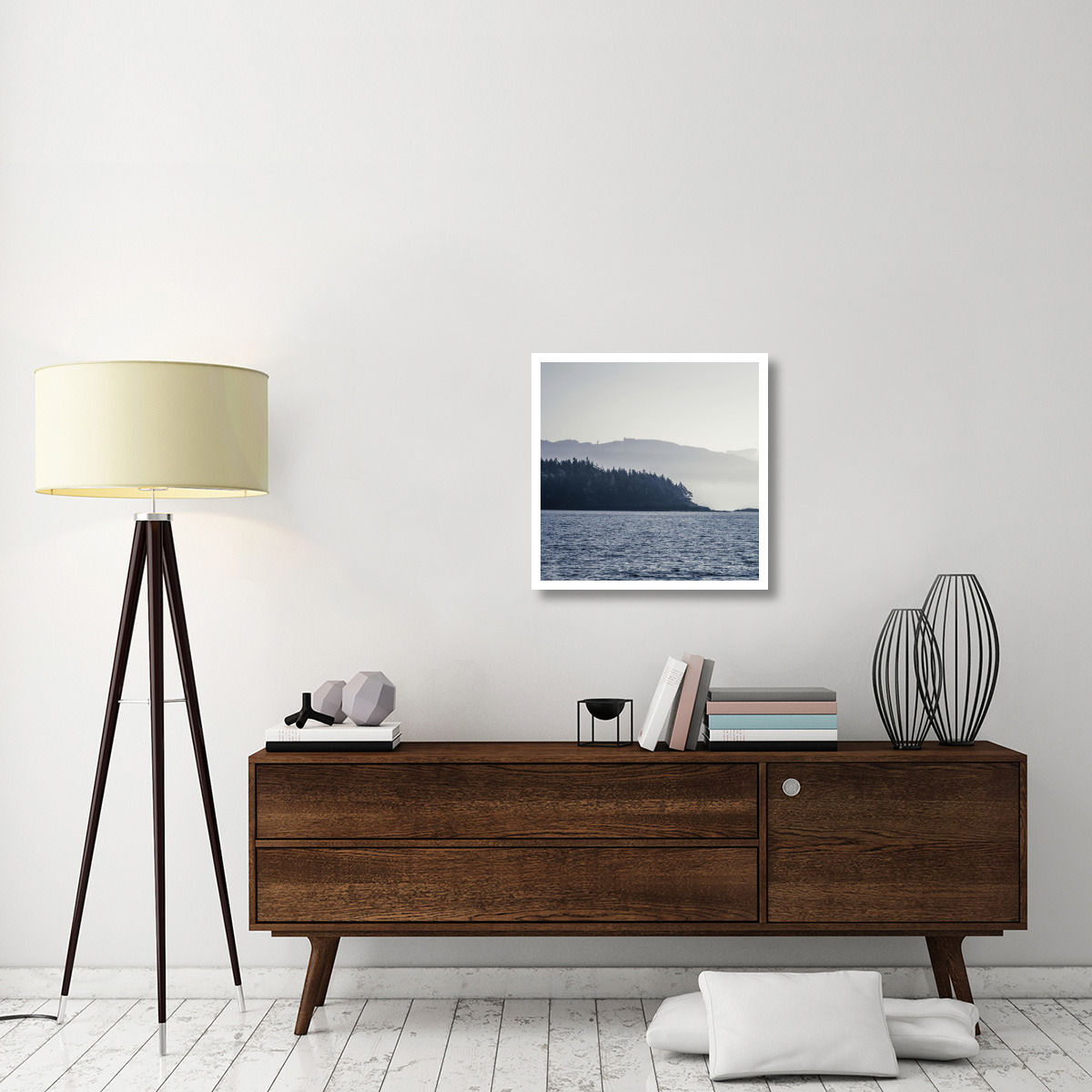 Coastal Scene I -Paper Art-26&quotx26"