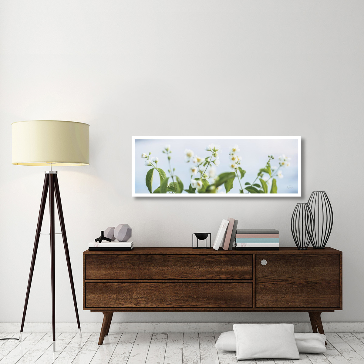 Spring Blooms -Paper Art-56&quotx20"