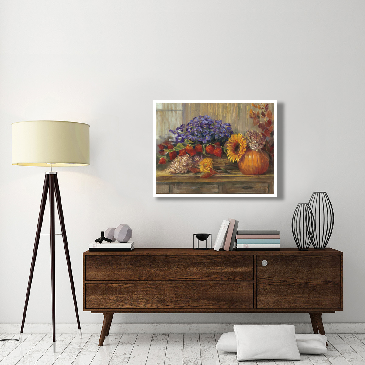 October Still Life -Paper Art-42&quotx32"