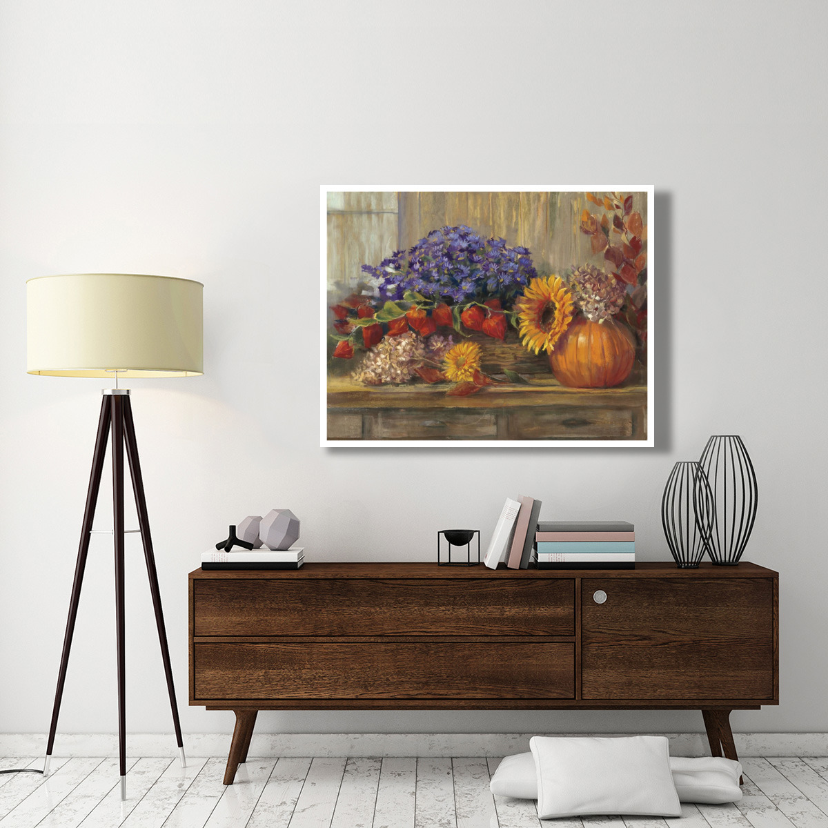 October Still Life -Paper Art-50&quotx38"