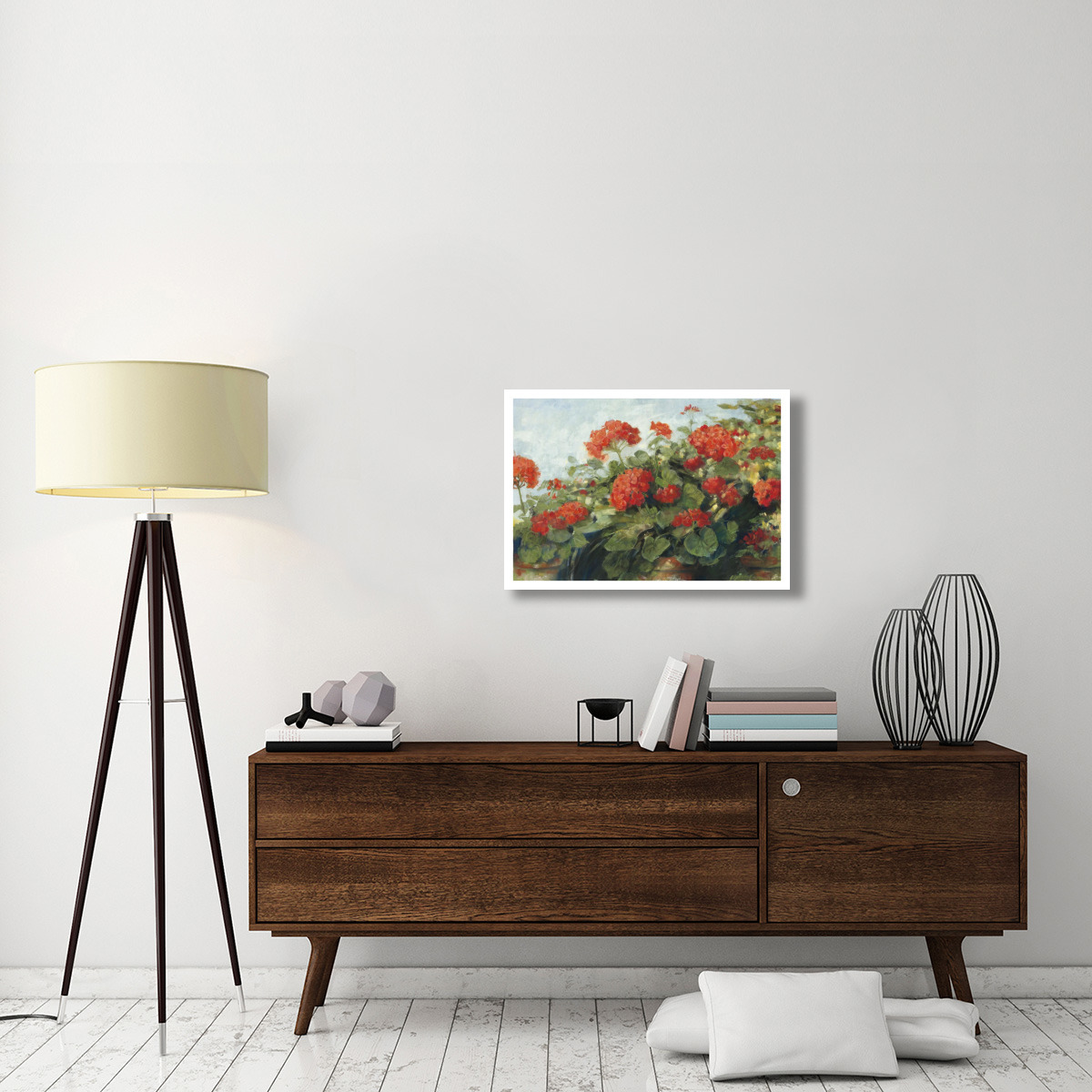 Geranium Wave -Paper Art-32&quotx22"