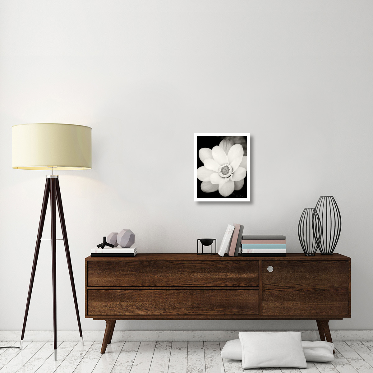 Lotus Flower III -Paper Art-18&quotx22"