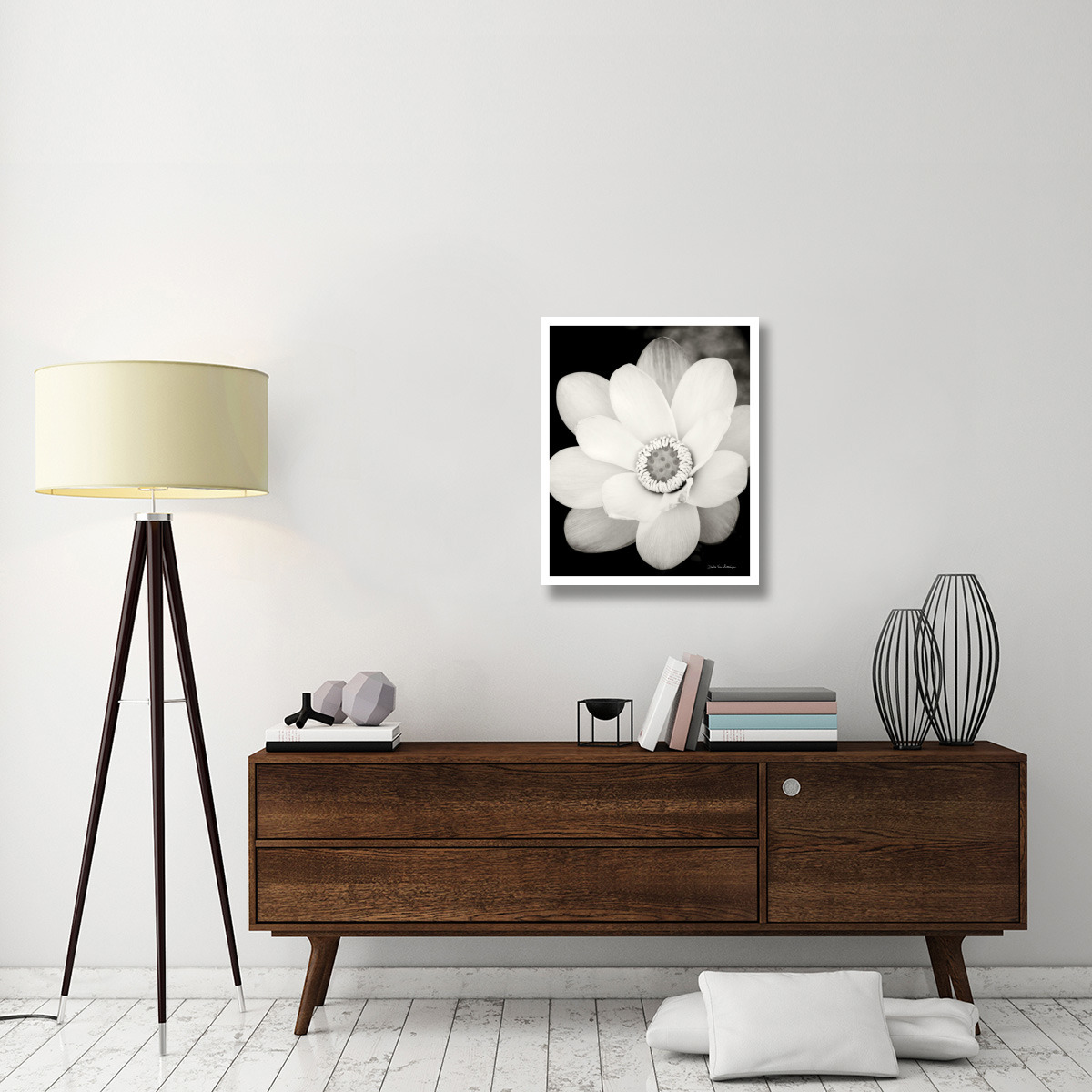 Lotus Flower III -Paper Art-24&quotx30"