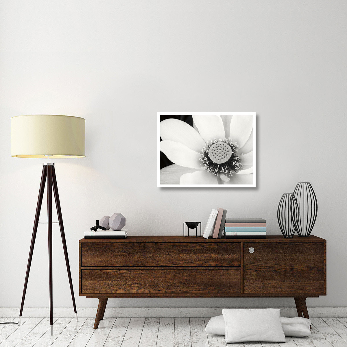 Lotus Flower IV -Paper Art-34&quotx26"