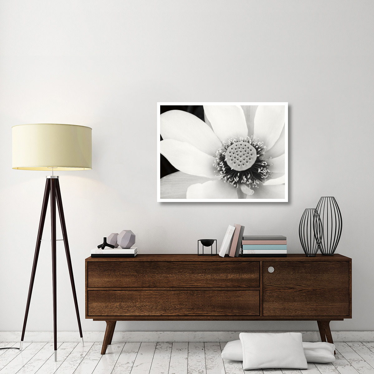 Lotus Flower IV -Paper Art-42&quotx32"