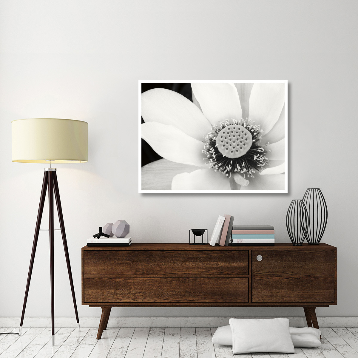 Lotus Flower IV -Paper Art-50&quotx38"