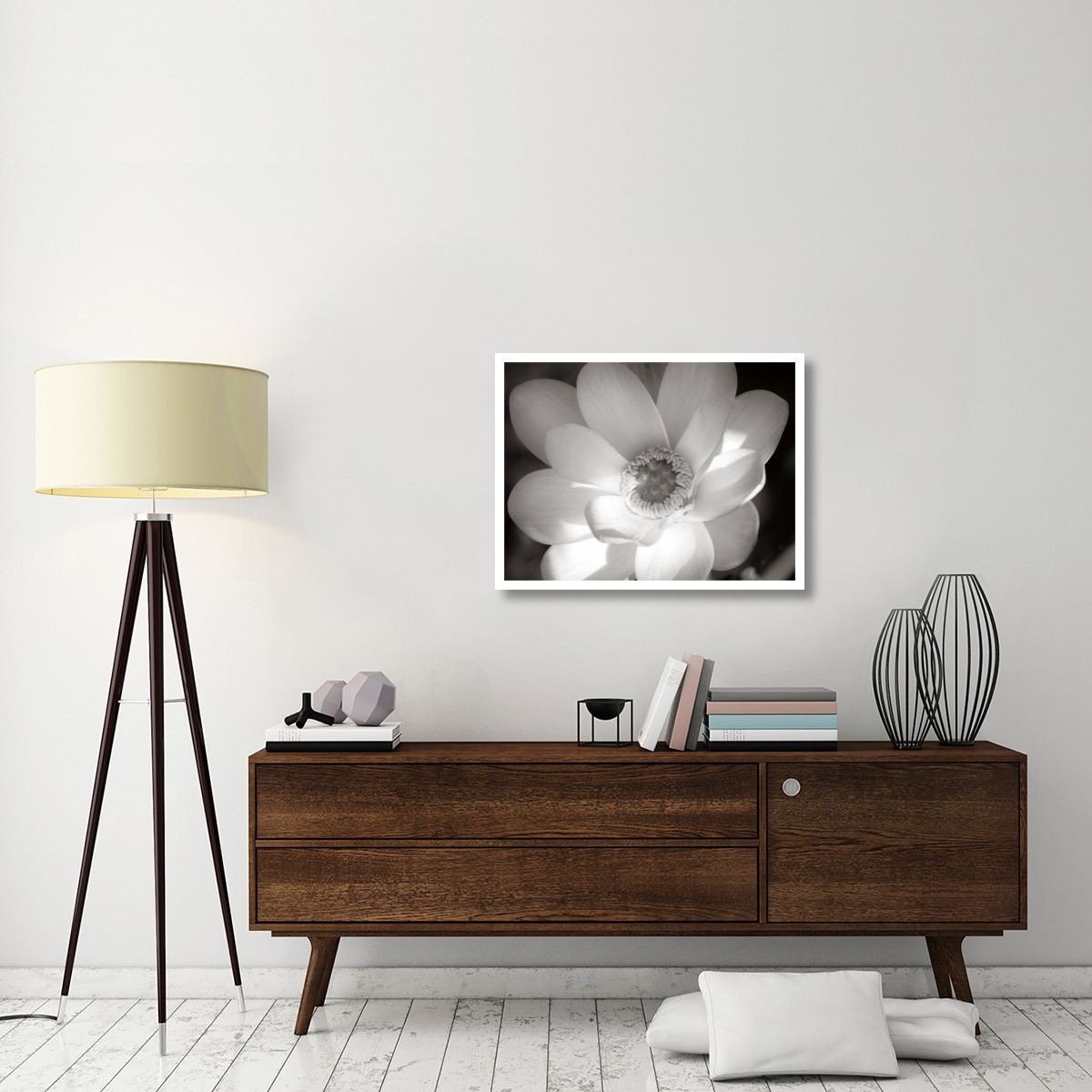 Lotus Flower V -Paper Art-34&quotx26"