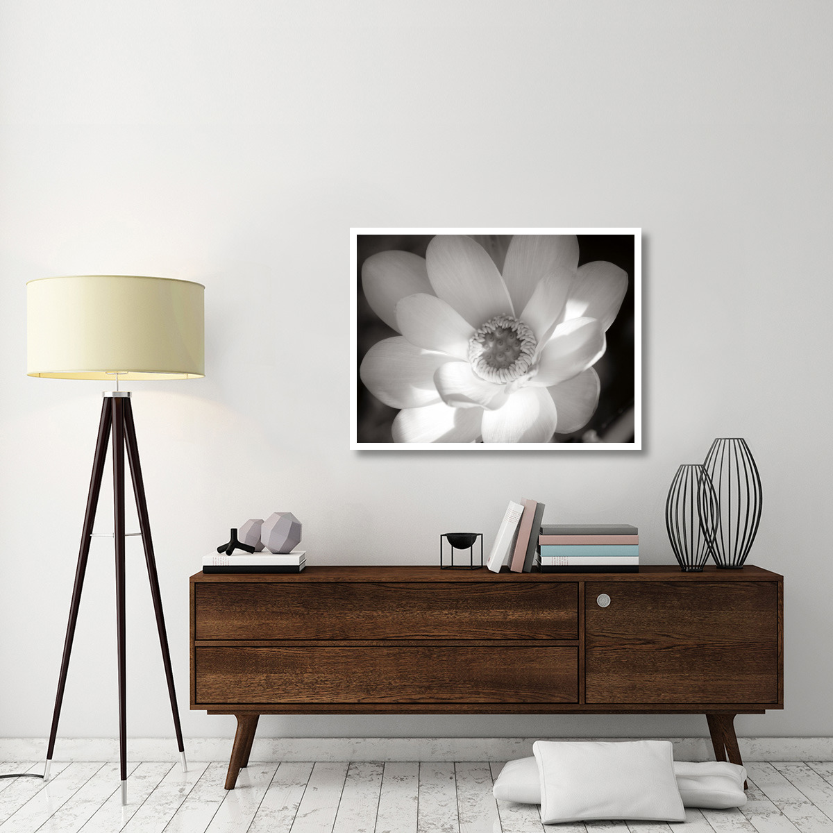 Lotus Flower V -Paper Art-42&quotx32"