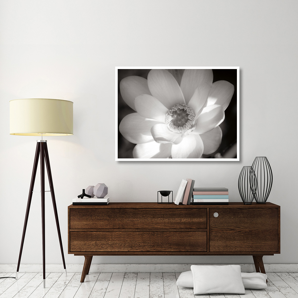 Lotus Flower V -Paper Art-50&quotx38"