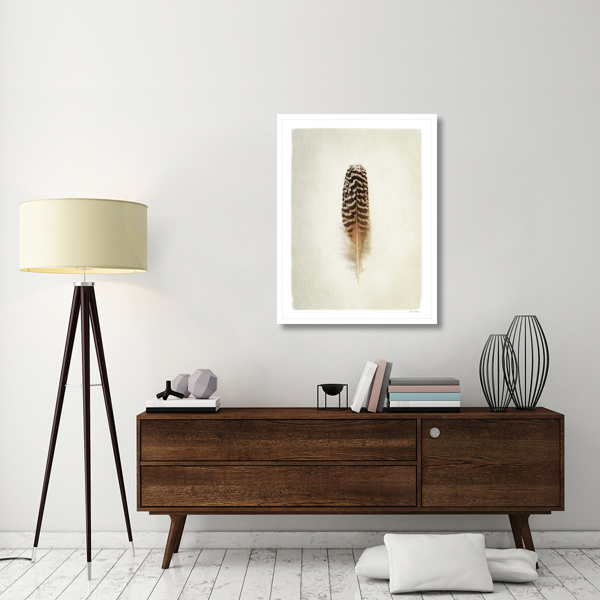 Feather I -Paper Art-32&quotx42"