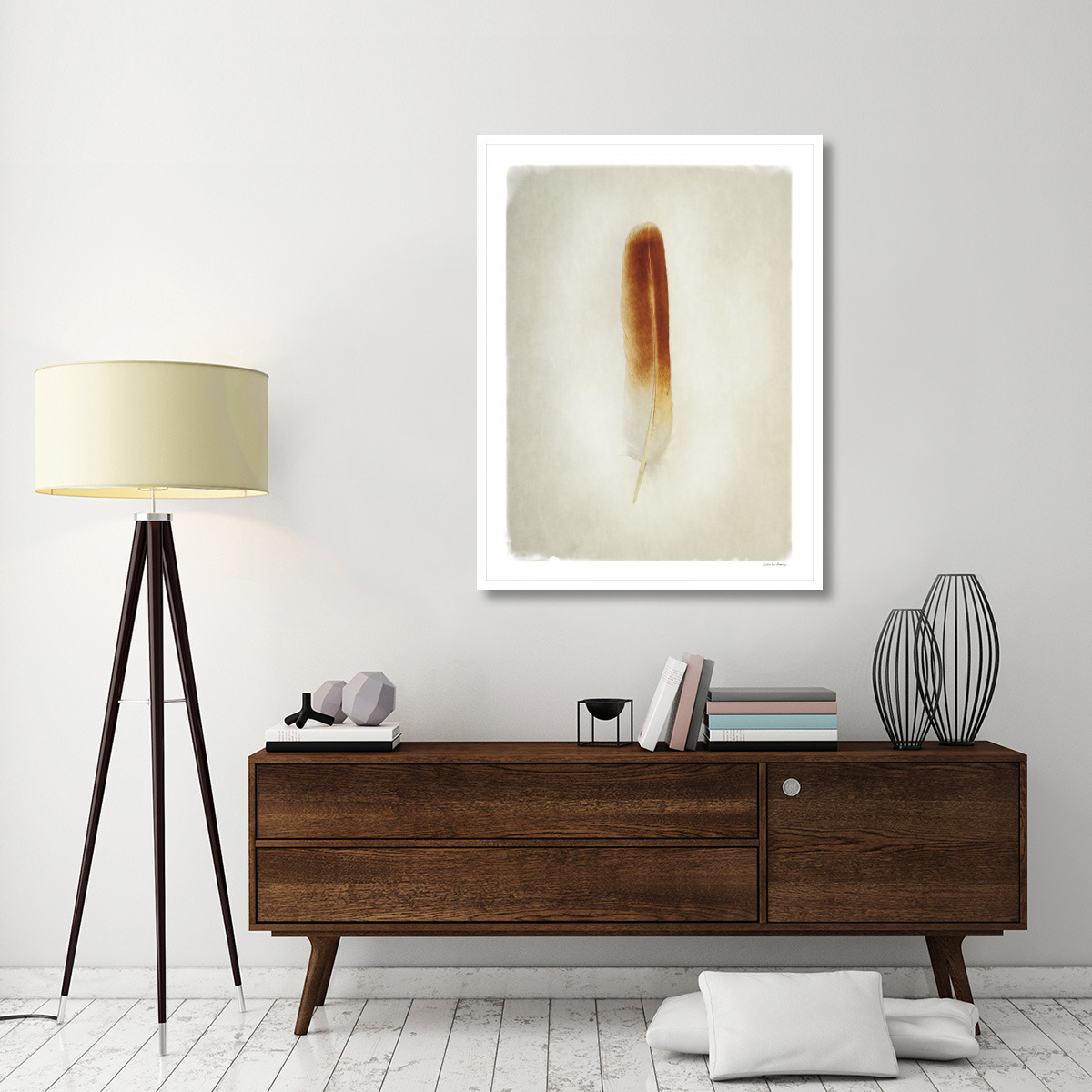 Feather II -Paper Art-38&quotx50"