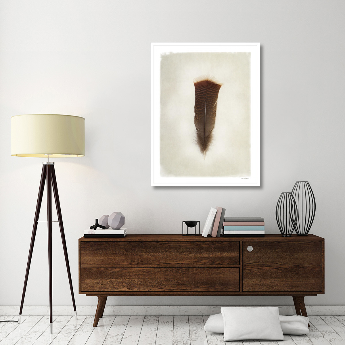 Feather III -Paper Art-38&quotx50"