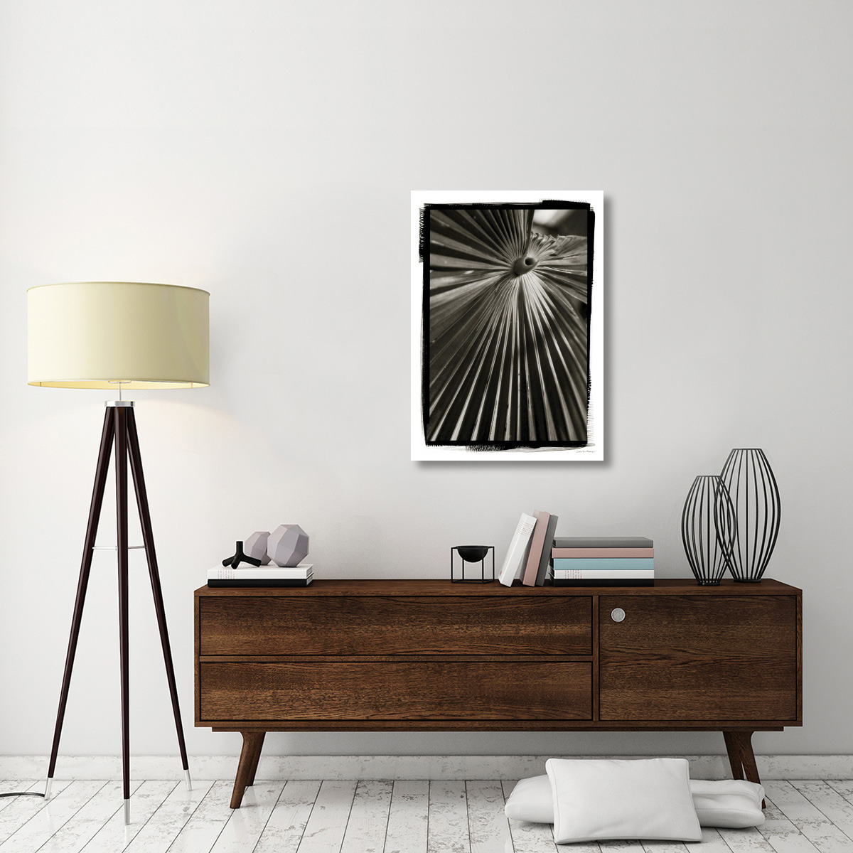Palm Frond I -Paper Art-27.2&quotx38"