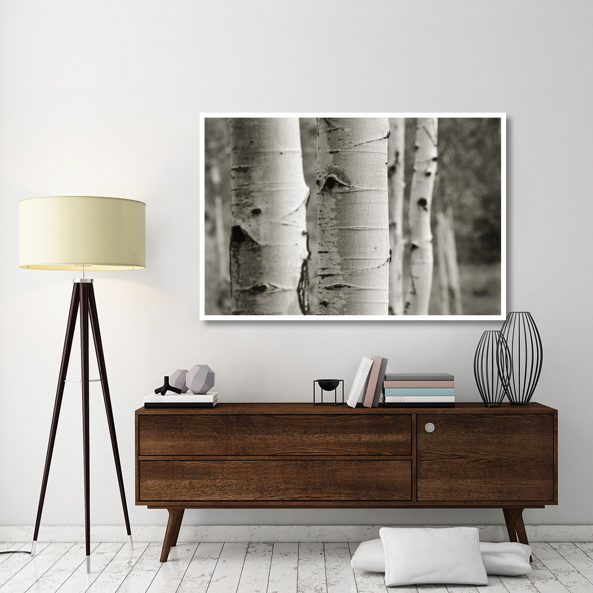 Aspens III -Paper Art-62&quotx42"