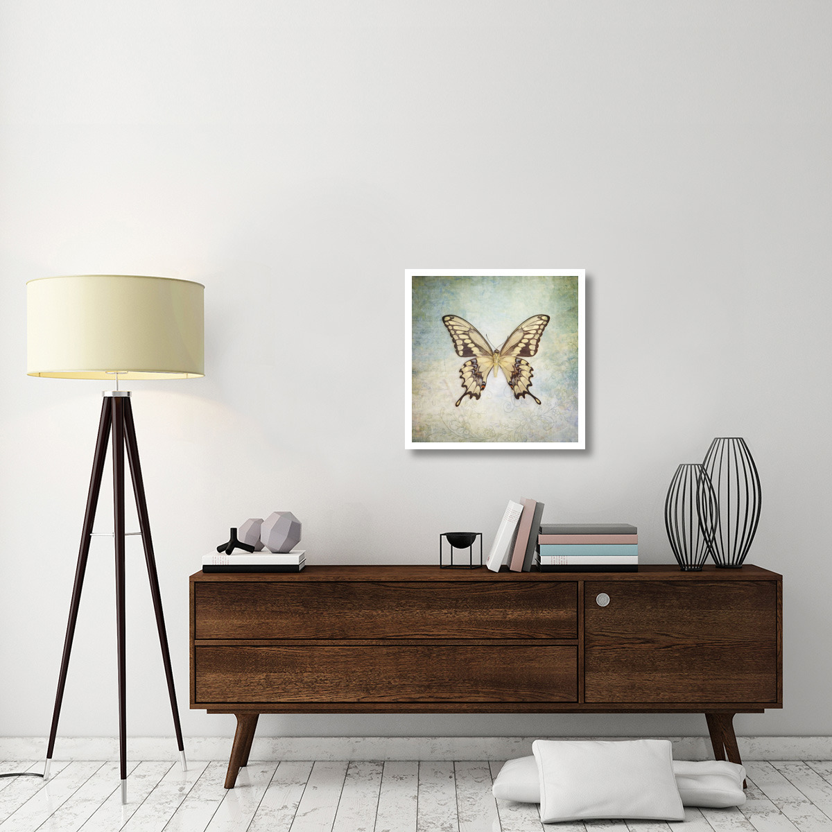 French Butterfly VI -Paper Art-26&quotx26"