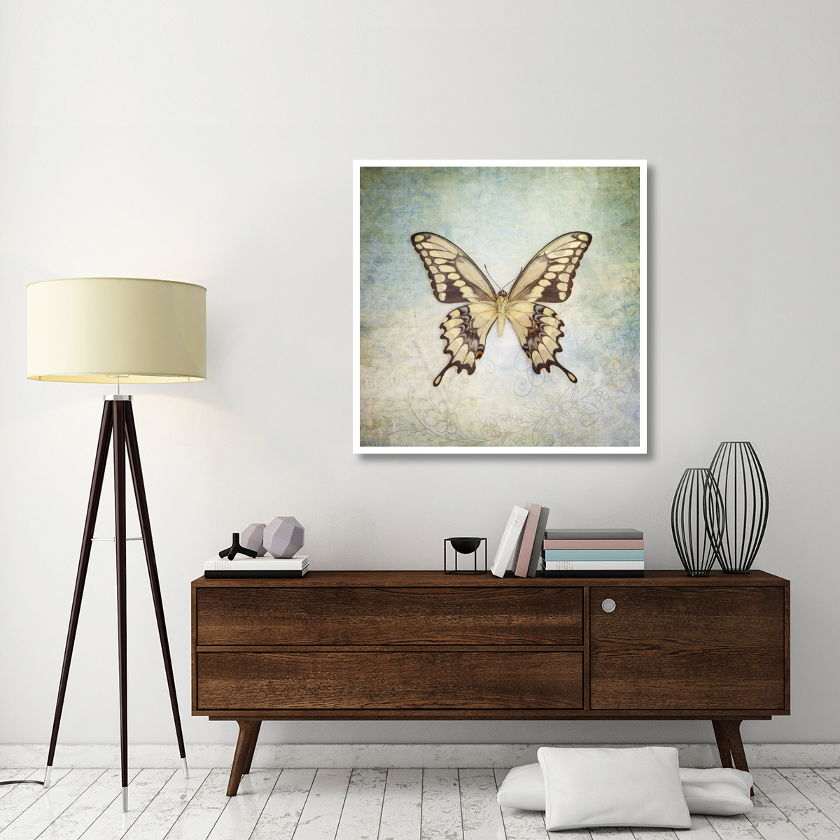 French Butterfly VI -Paper Art-42&quotx42"