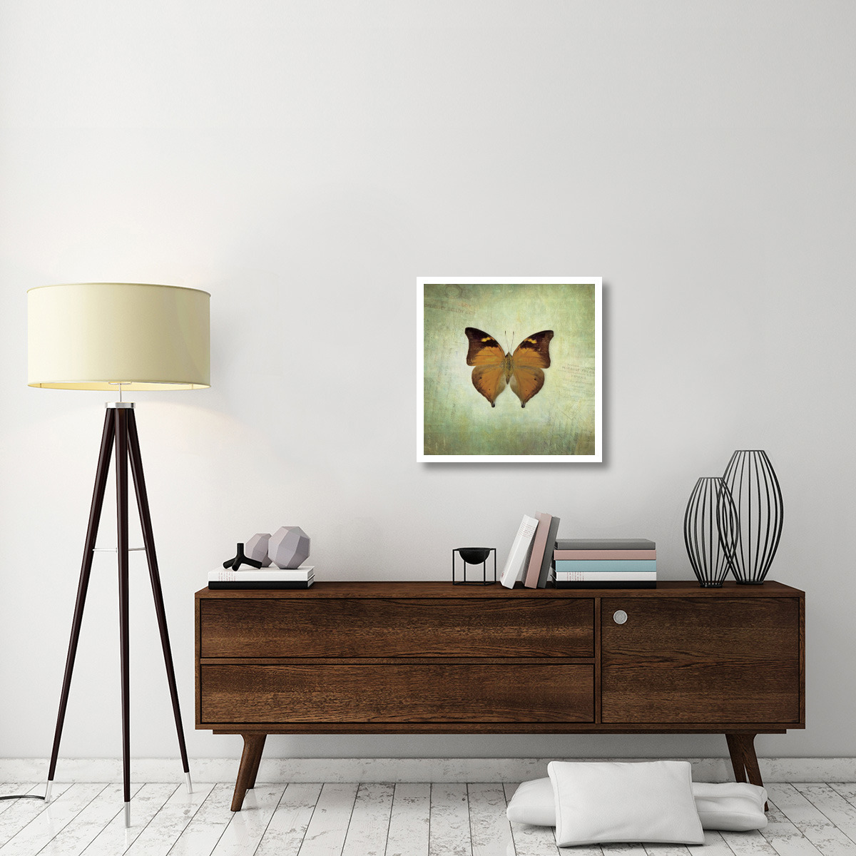 French Butterfly VII -Paper Art-26&quotx26"