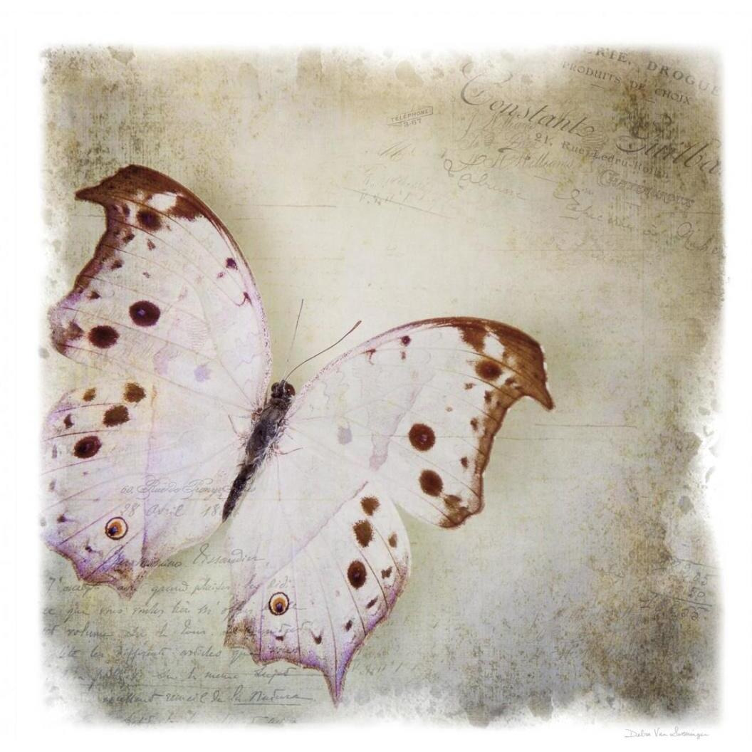 Floating Butterfly II -Paper Art-26&quotx26"