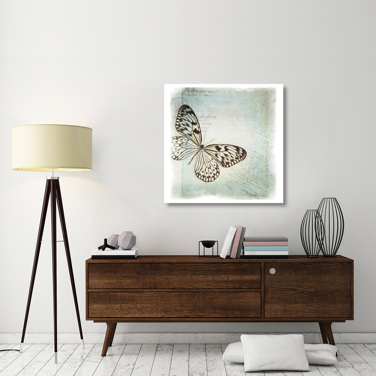 Floating Butterfly IV -Paper Art-38&quotx38"