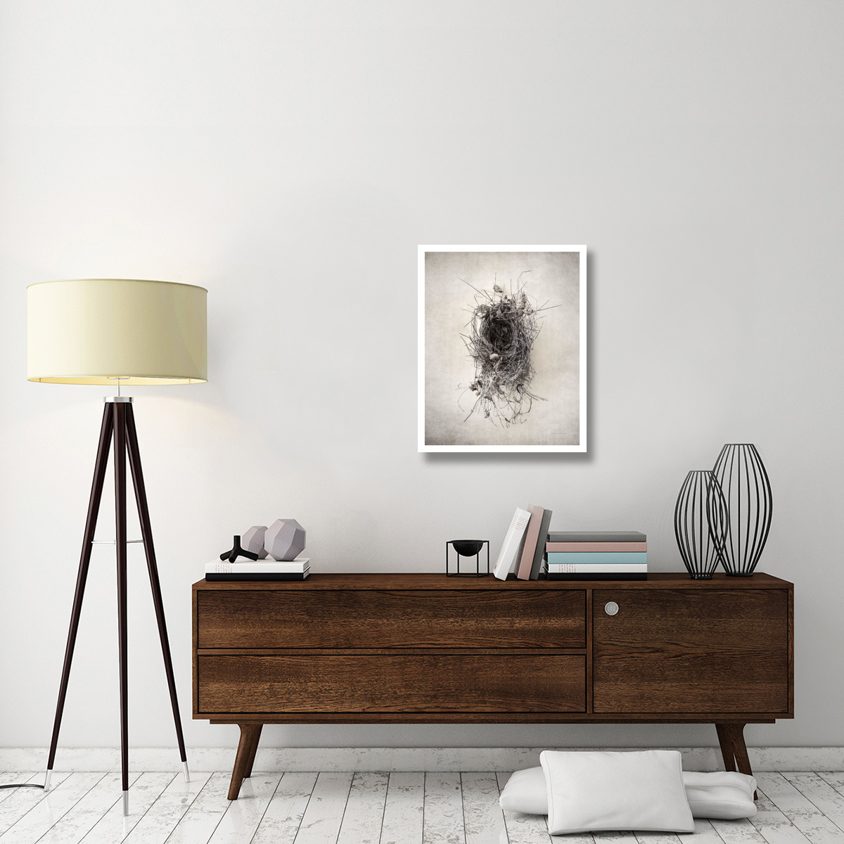 Nest II -Paper Art-24&quotx30"