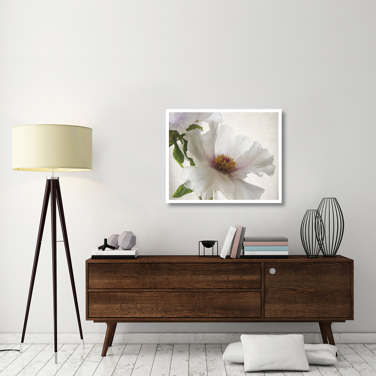 Translucent Peony VI -Paper Art-37&quotx30"