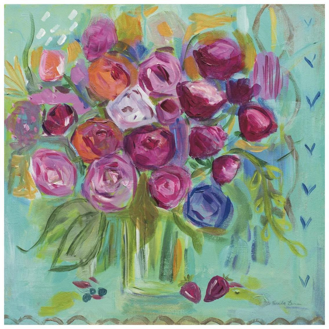 Pink Peonies -Paper Art-26&quotx26"