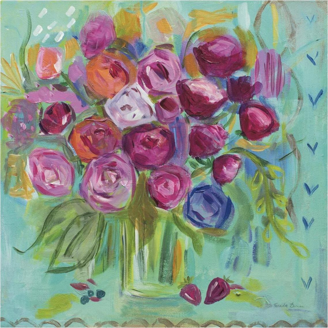 Pink Peonies -Paper Art-38&quotx38"