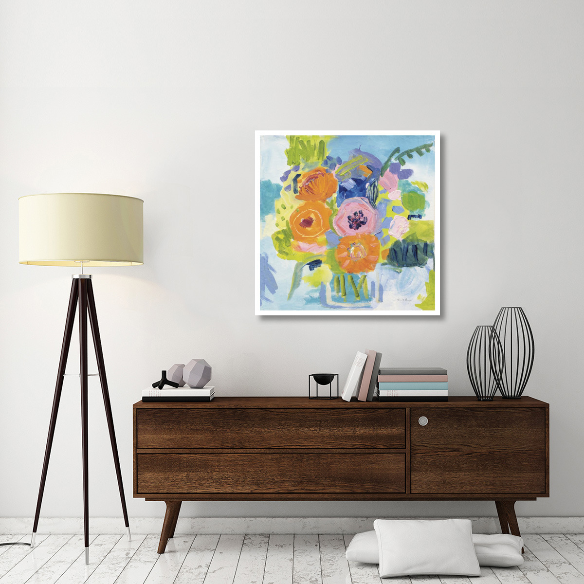 Summer Bouquet -Paper Art-38&quotx38"