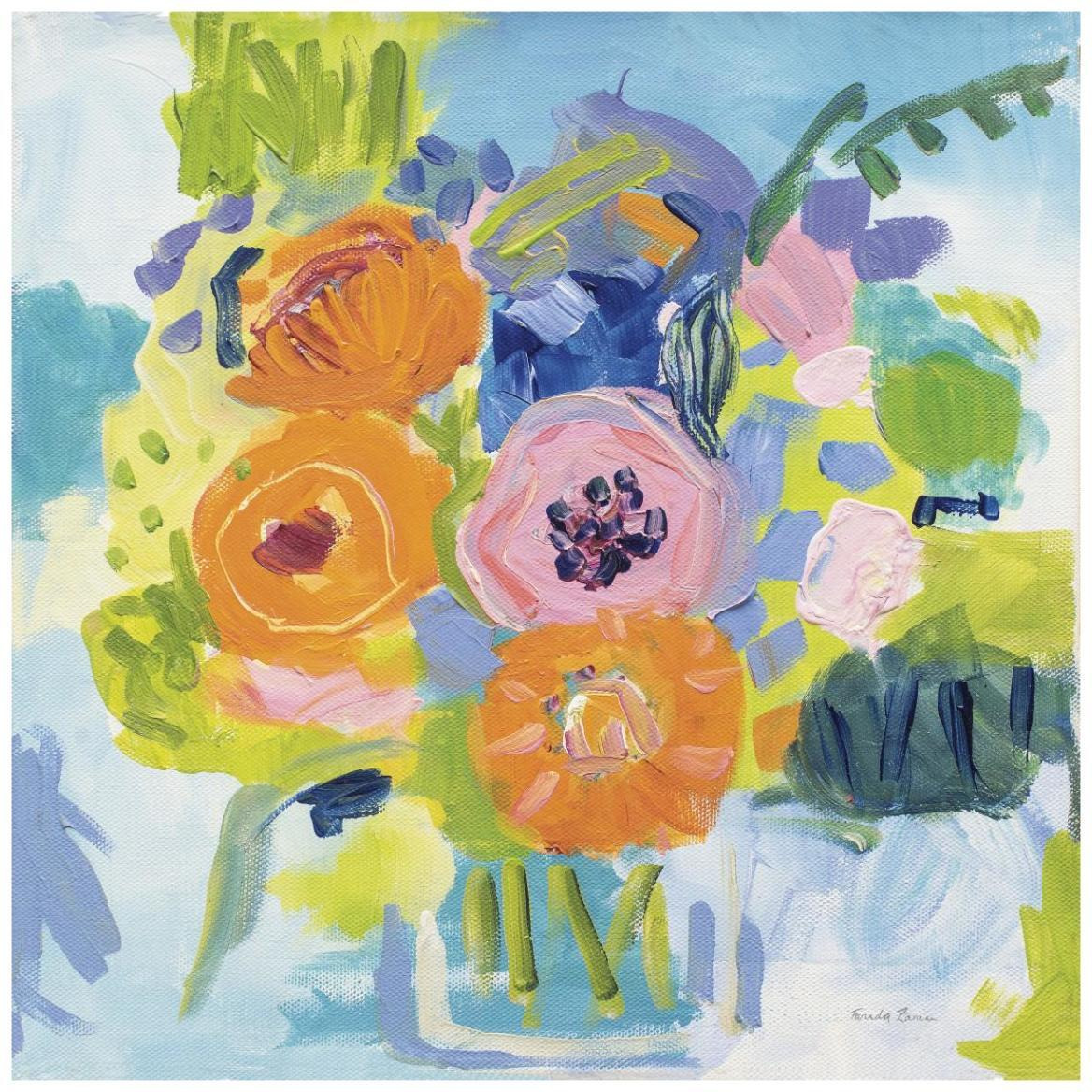 Summer Bouquet -Paper Art-42&quotx42"