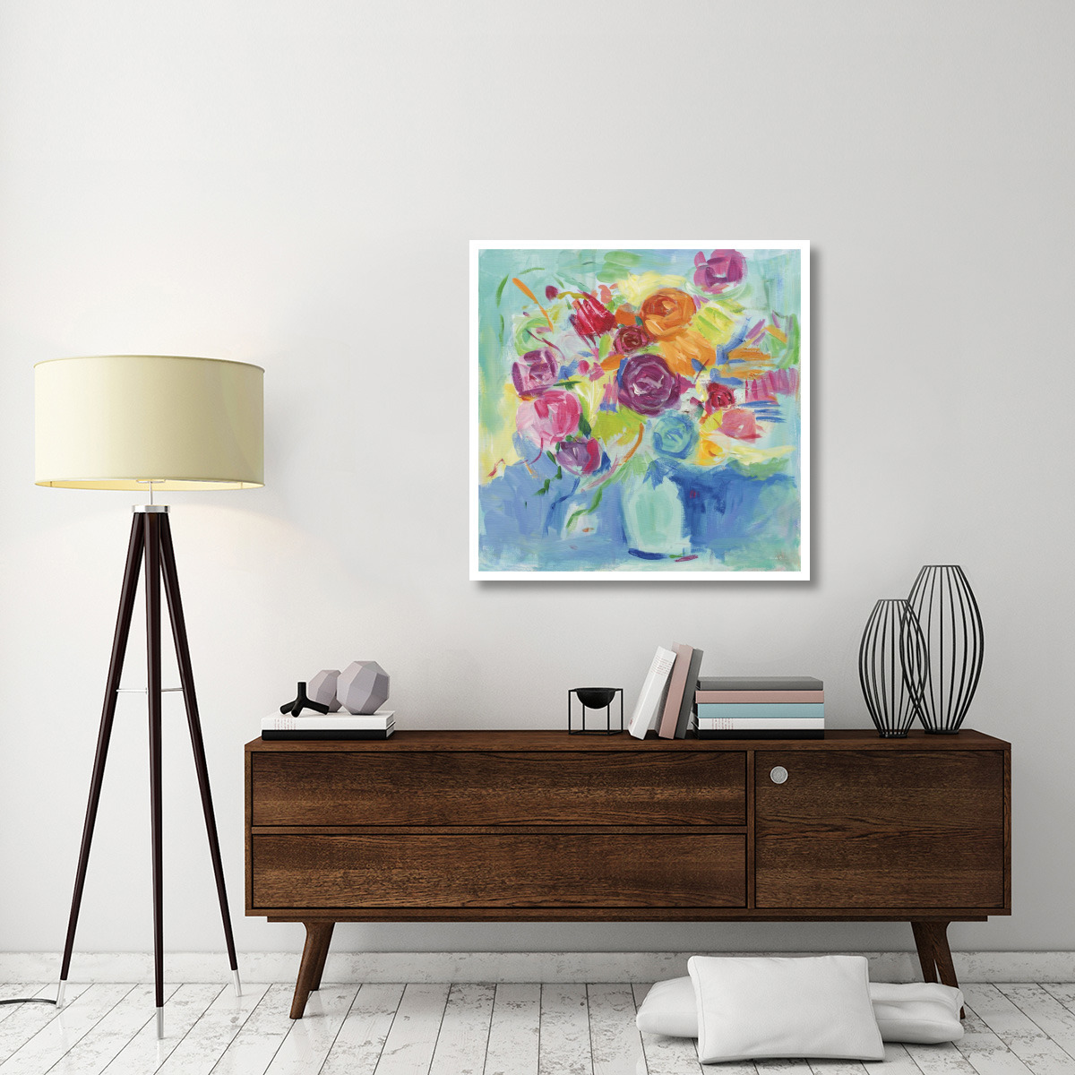 Matisse Florals -Paper Art-38&quotx38"
